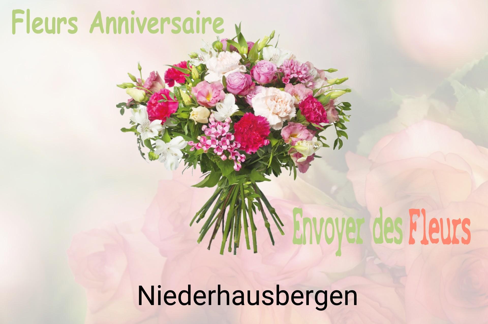 Bouquet de fleurs d’anniversaire livré à Niederhausbergen